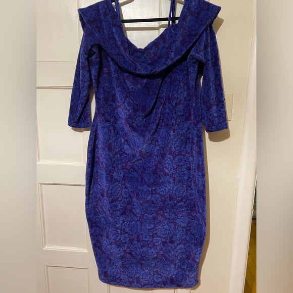 Hilary MacMillan Cuff Sweater Dress Plus Size 2X - Picture 5 of 7